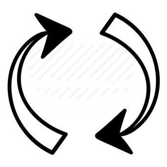 refresh, reload, circular arrows, Vector illustration