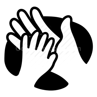 hands, teamwork, partnership, collaboration, Vector illustration