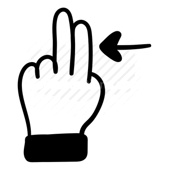 click, mouse cursor, cursor arrow, hand, Vector illustration