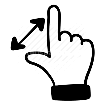 hand cursor, click, select, Vector illustration