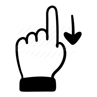 click, arrow, pointer, cursor, hand