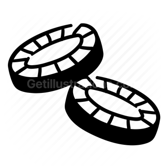 film reel, movie, cinema, entertainment, Vector illustration