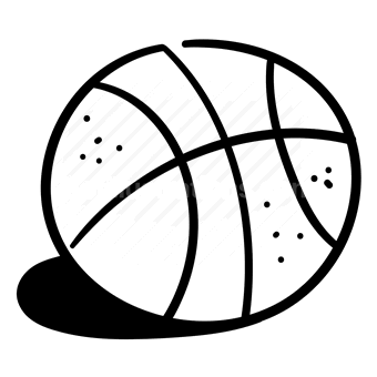 basketball, sports equipment, ball, Vector illustration