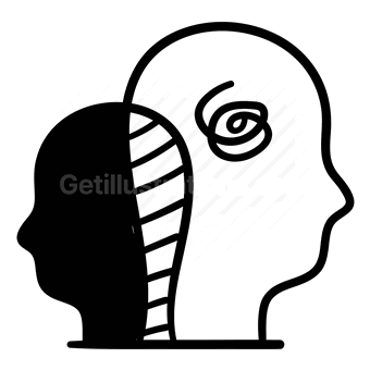 headshot, profile, psychology, thoughts, mental health