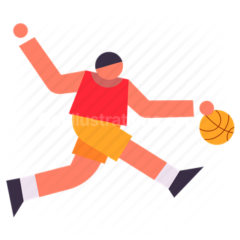 basketball, ball, sport, activity, hobby, game