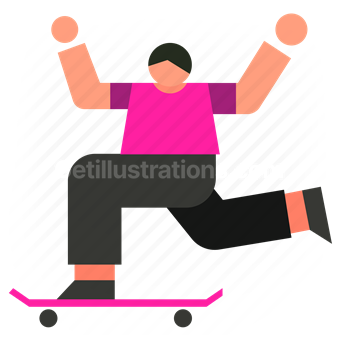 skateboard, skateboarding, transport, transportation, activity, hobby
