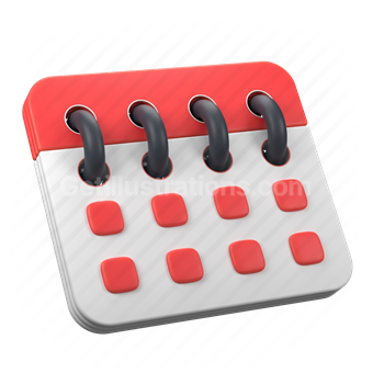 calendar, date, month, appointment, schedule, reminder, notificaiton, tool
