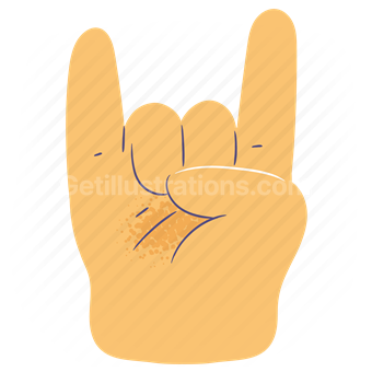 hand gesture, gesture, hand, sign, language, letters, alphabet, rock