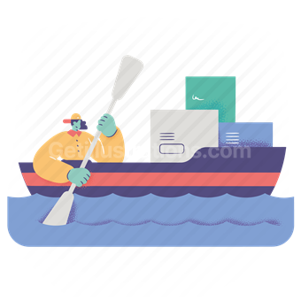 shipping, delivery, destination, location, boat, ship, sea, ocean, deliver
