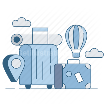 Travel and Adventure, Navigation and Location, Lifestyle and Leisure, Vector illustration