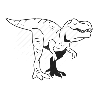 dinosaur, tyrannosaur, roaring, prehistoric, wildlife