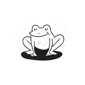 frog, nature, pond, amphibian