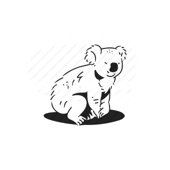 koala, animal, nature, wildlife, Vector illustration