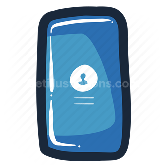 smartphone, phone, mobile, electronic, device, account, profile, login