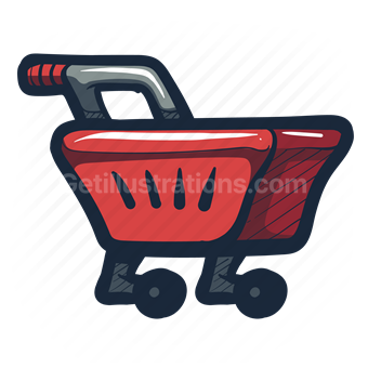 shopping, cart, purchase, shop, store, groceries