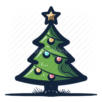 christmas, tree, decoration, decor, holiday, occasion, december