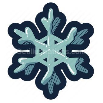 snowflake, snow, ice, cold, freeze, frozen, winter, season