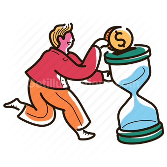hourglass, time, timing, money, dollar, investment, profit
