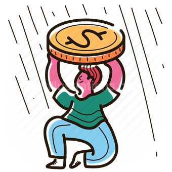 rain, raining, protection, fund, money, cash, weather, insurance
