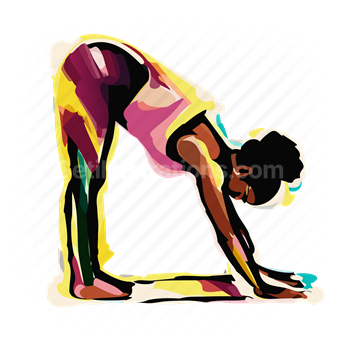 activity, woman, bend, stretch, zen, fitness, yoga, meditation, people, person