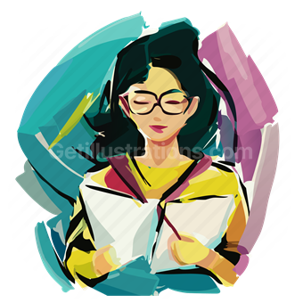 study, learn, learning, paper, page, document, notes, woman, people, person