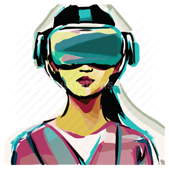tech, vr, virtual, reality, glasses, woman, entertainment, media, multimedia, asian