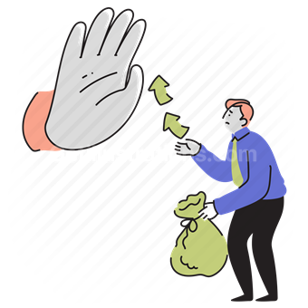 money, cash, pay, payment, taxes, bills, hand, gesture, arrows