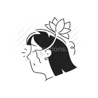 nature, spirituality, meditation, Vector illustration