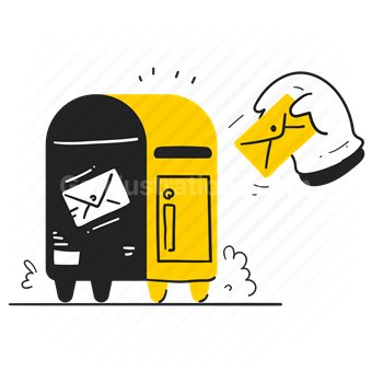 inbox, mail, envelope, email, hand gesture, message