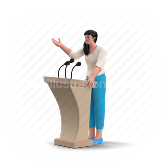 speech, talk, communicate, lecture, presentation, woman