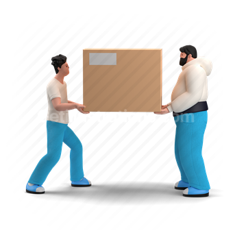 logistic, box, package, deliver, transfer, hand delivery
