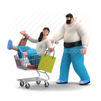 shopping, ecommerce, commerce, cart, purchase, bag, sale