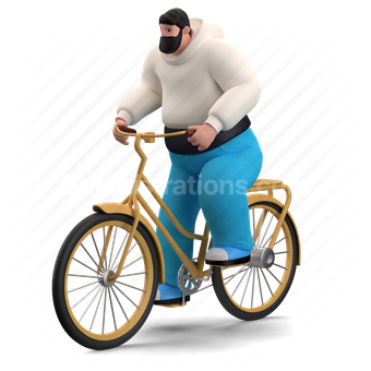 bike, bicycle, transport, travel, exercise, fitness, man