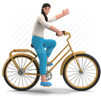 bike, bicycle, transport, travel, exercise, fitness, woman