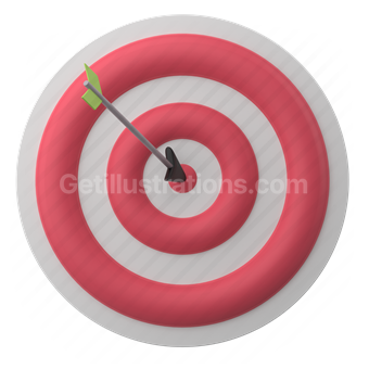 target, bullseye, arrow, bow, archery, sport