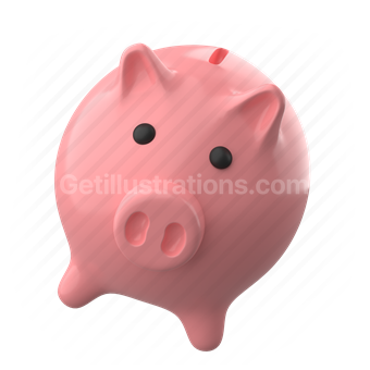 piggy bank, pig, savings, banking, bank