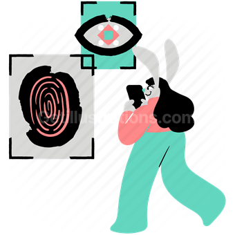 protection, safety, fingerprint, scanner, id, identification, privacy, animal