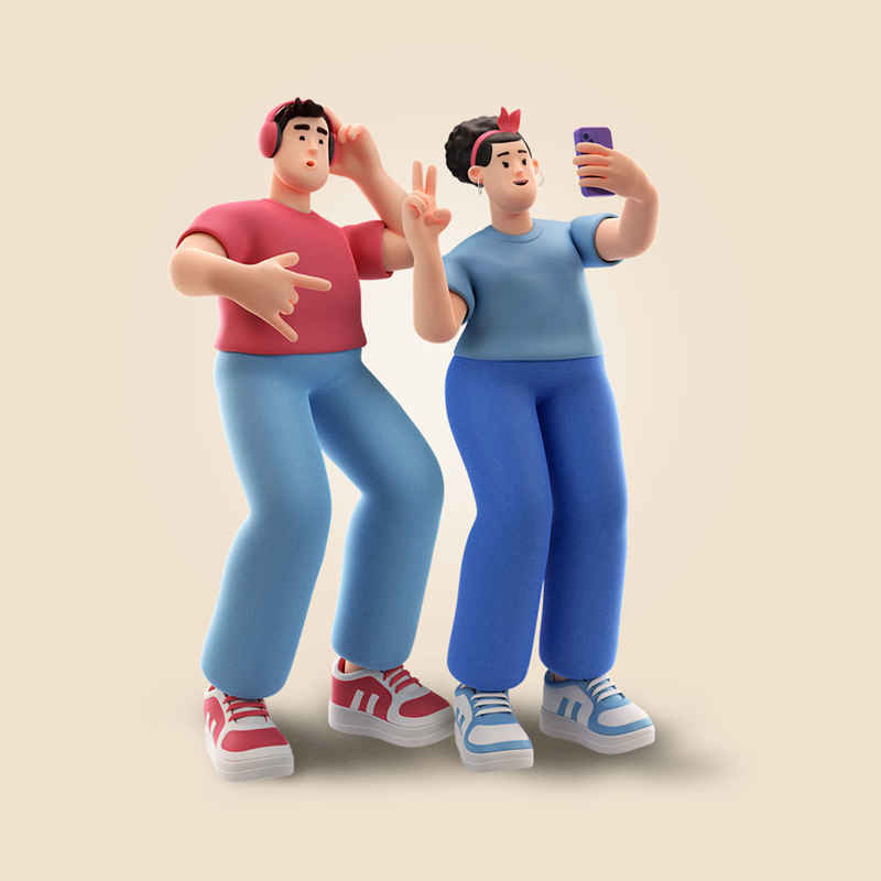 3D Character illustrations illustration pack thumbnail