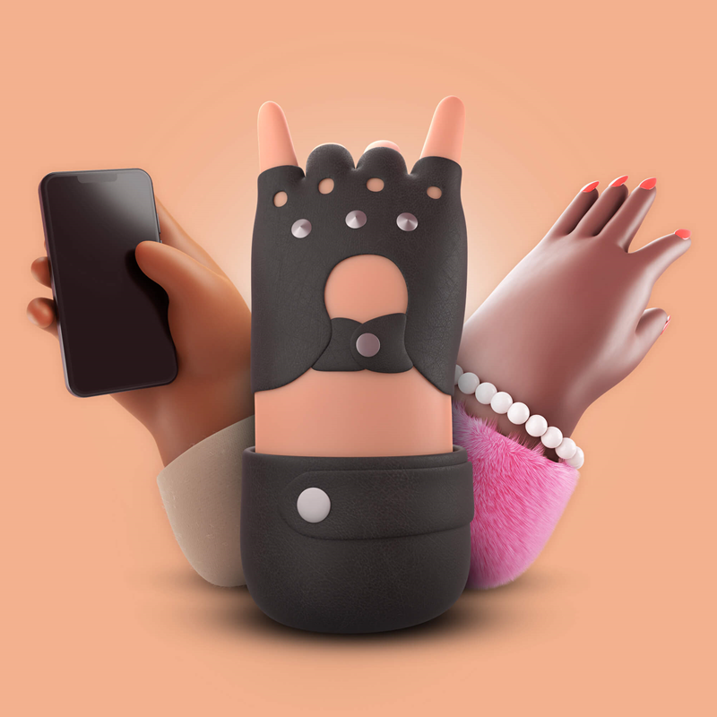 The Hands 3D illustrations image