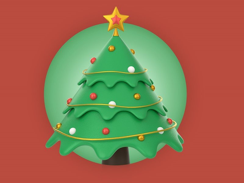 3D Christmas illustrations