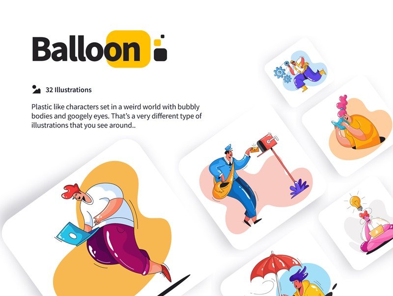 Balloon illustrations