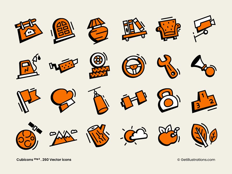 Cubicon Chp2 Icons pack showcase image