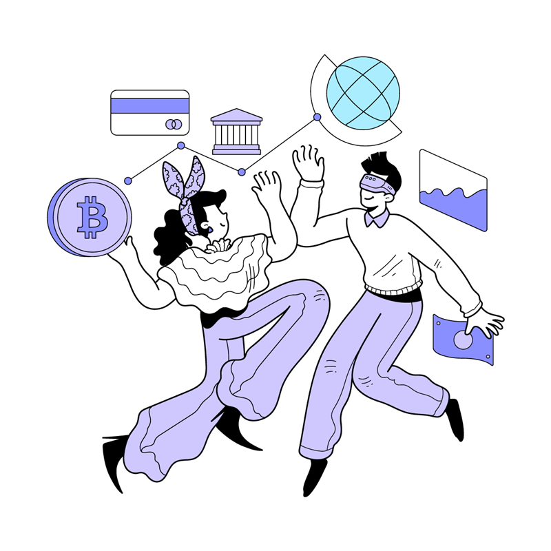 Fintech illustrations thumbnail