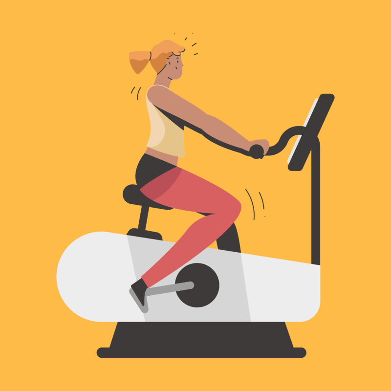 Fitness illustrations image