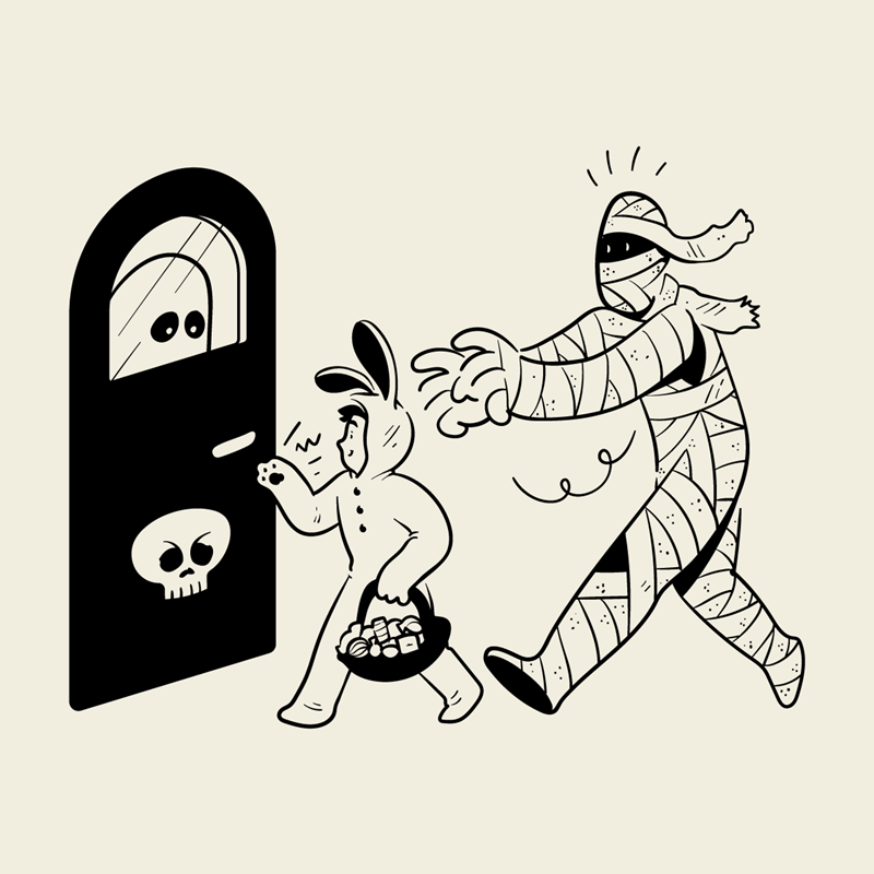 Halloween illustrations thumbnail