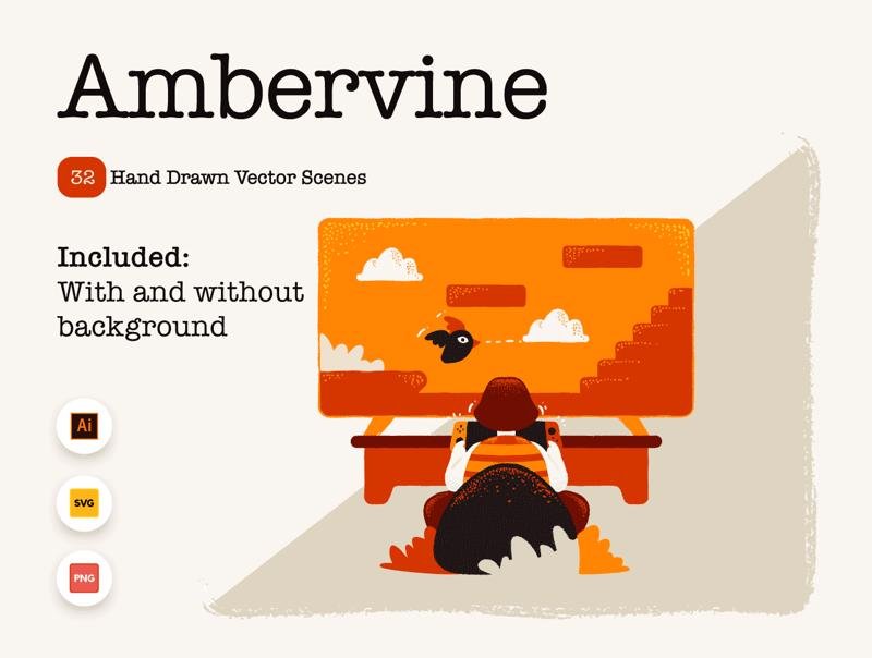 AmberVine illustrations