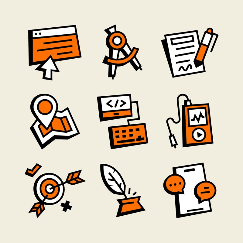 Cubicon icons illustration pack thumbnail