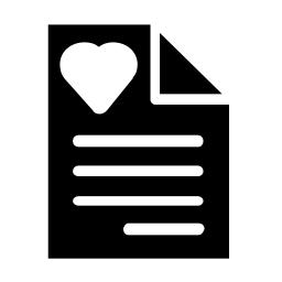 Document with Heart