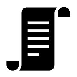 Lined Document Scroll