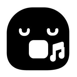 Singing Emoji Icon